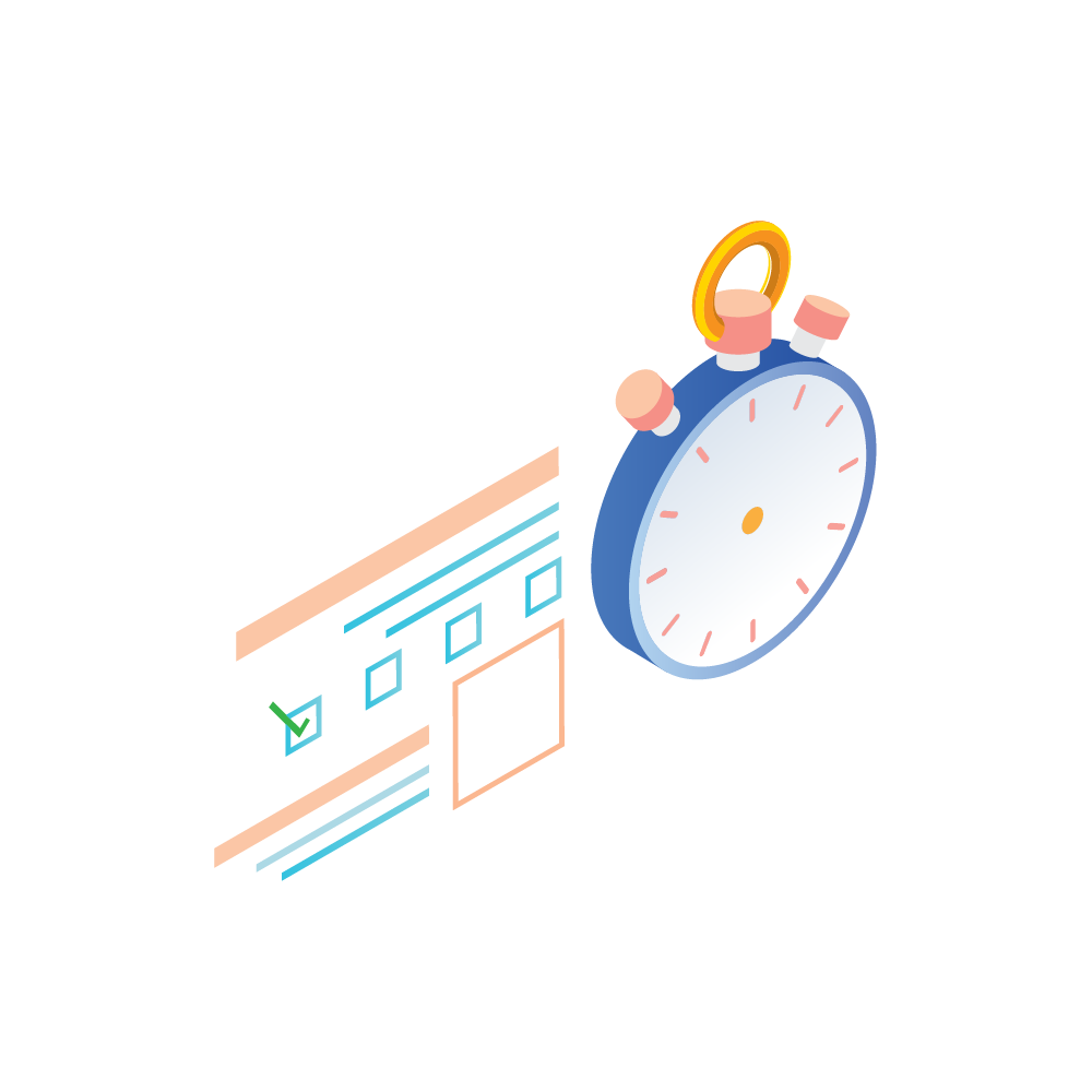 graphic describing a clock and multiple choice answers from the sat practice